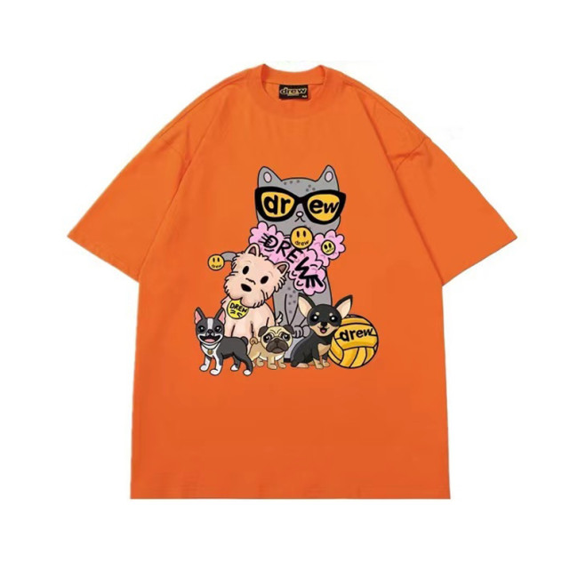 DREW HOUSE PRINTED TEE ORANGE