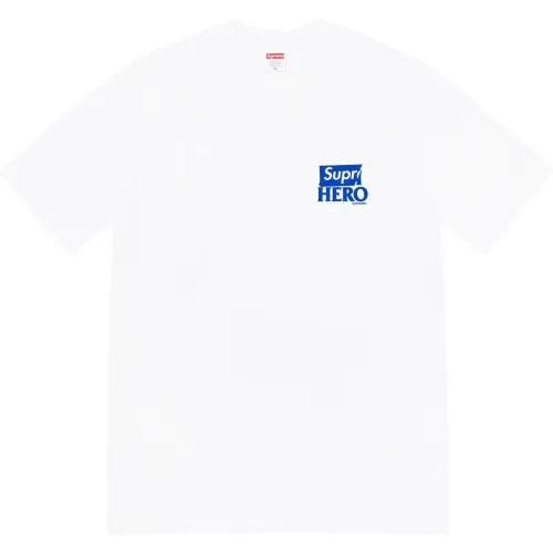 Supreme Hero Print Tee White