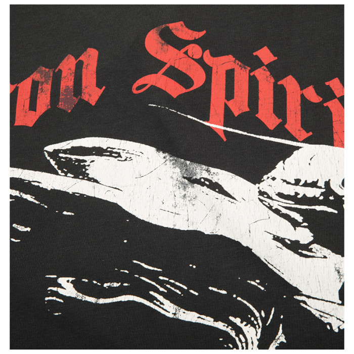 REPRESENT IRON SPIRIT BLACK TEE