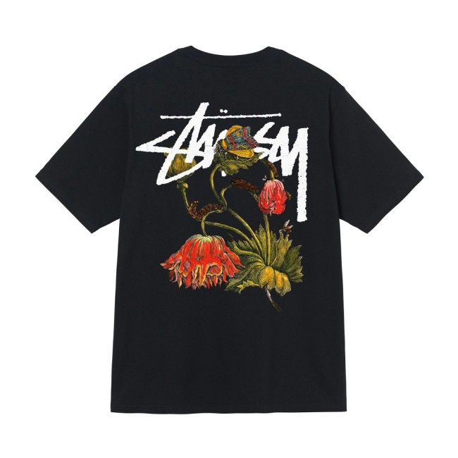 STUSSY WITHERED FLOWER TEE