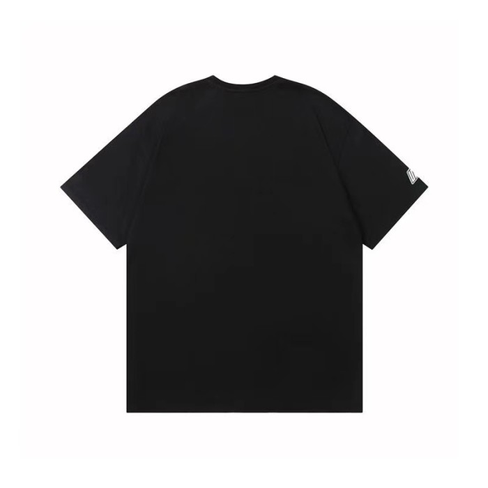 WE11DONE Letter Print Tee Black