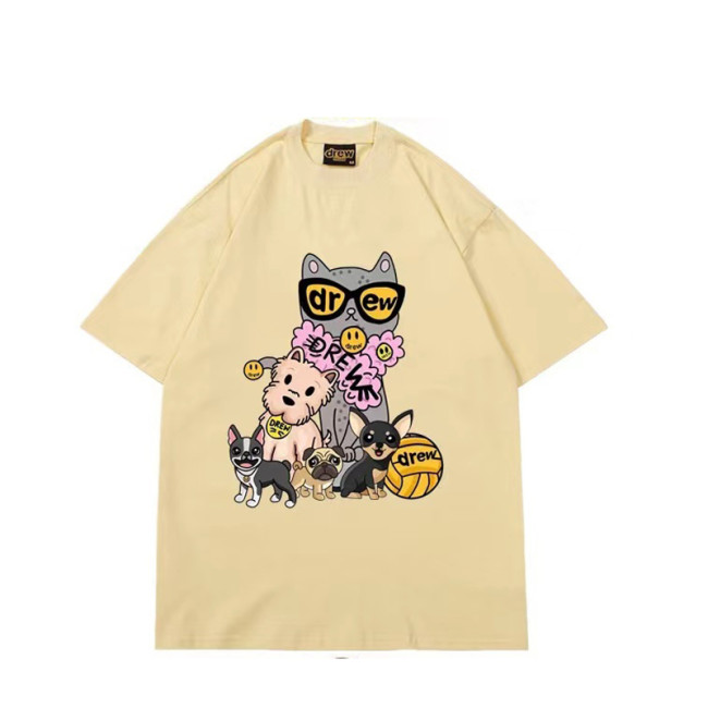 DREW HOUSE PRINTED TEE APRICOT