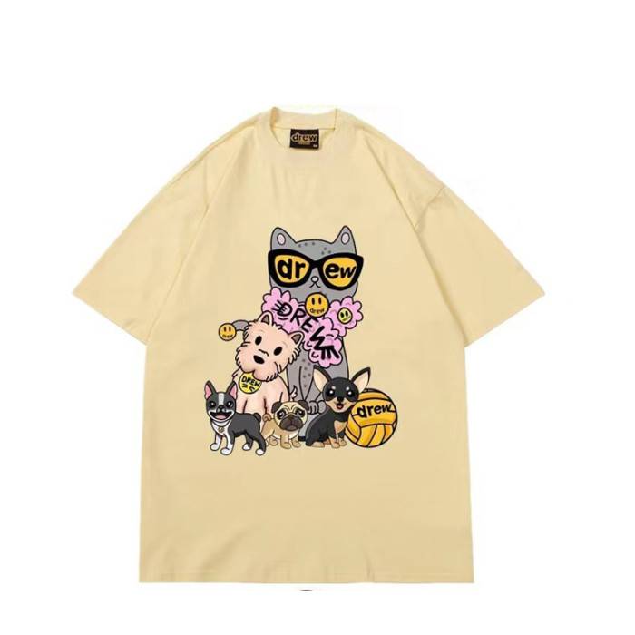 DREW HOUSE PRINTED TEE APRICOT