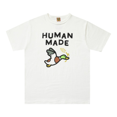 Human Made Rice Ear Duck  Logo Tee White