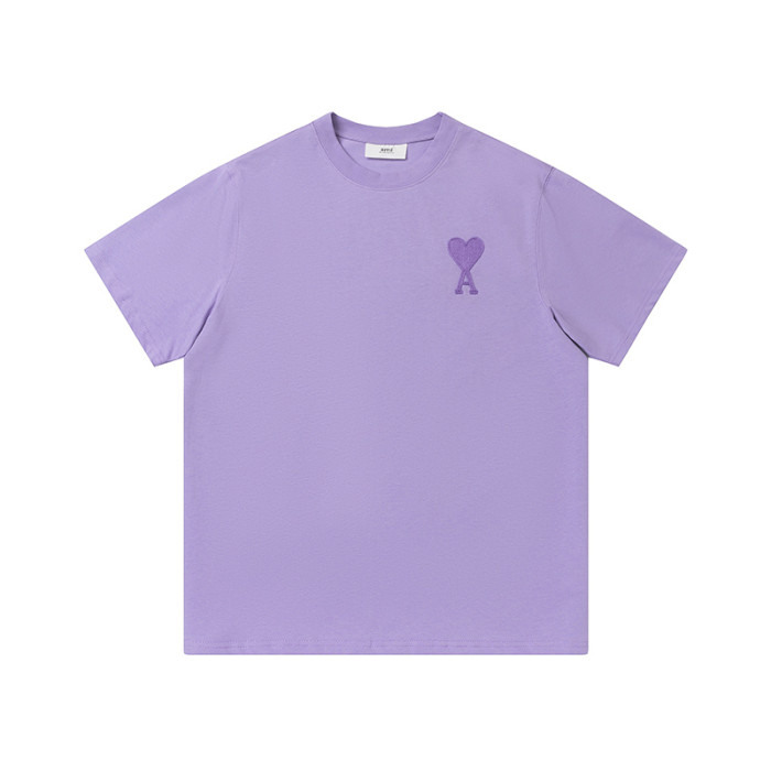 AMI Classic Logo Tee Purple