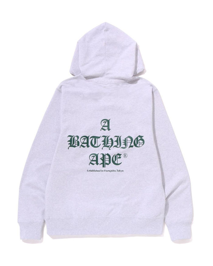 A Bathing Ape  Pullover Hoodie In Grey