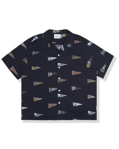 A Bathing Ape Logo print short sleeve shirt