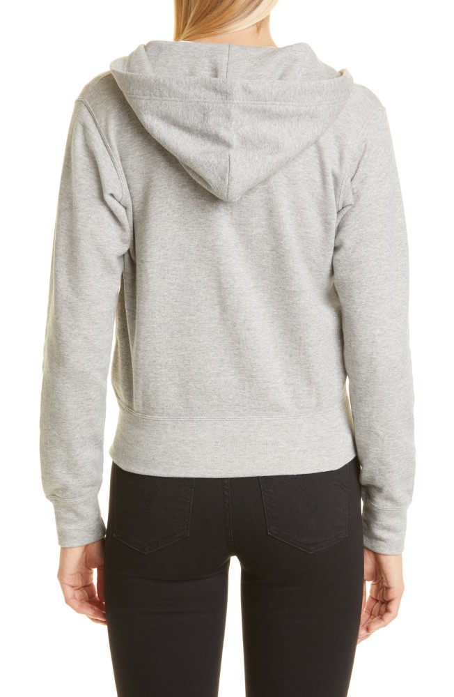 Heart Graphic Zip Hoodie