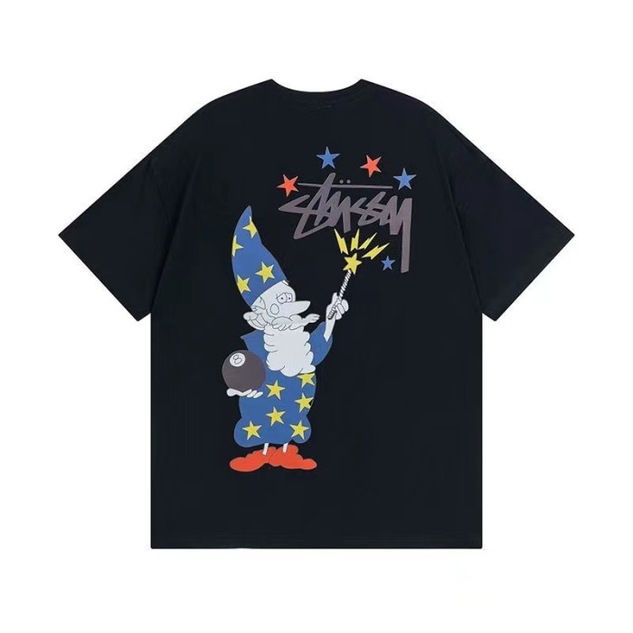 STUSSY Wizard Tee Black