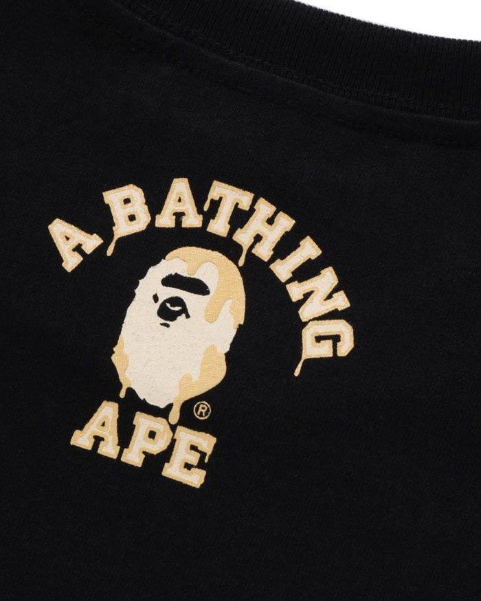 A Bathing Ape Valentine Chocolate Ape Head Tee In Black