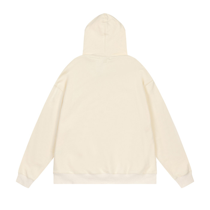 AMI  Big Logo Hoodie Cream