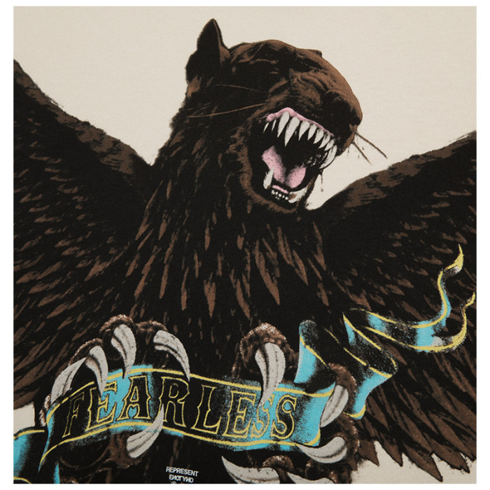 REPRESENT FEARLESS  BEIGE TEE