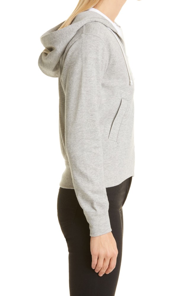 Heart Graphic Zip Hoodie