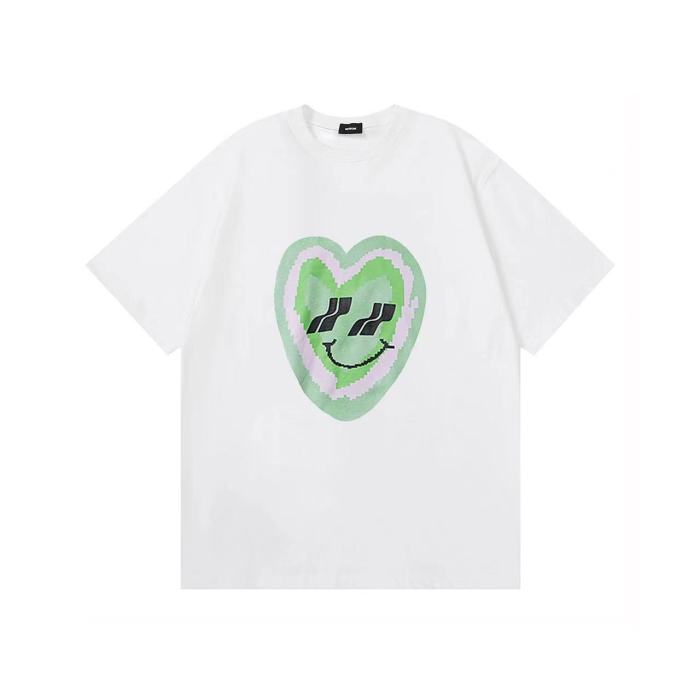 WE11DONE Love Heart Print Tee White
