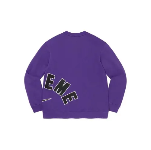 Supreme Arc Crewneck Hoodie Purple