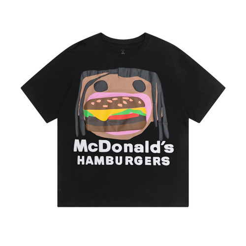 Travis Scott McDonald'S Hamburgers Tee Black
