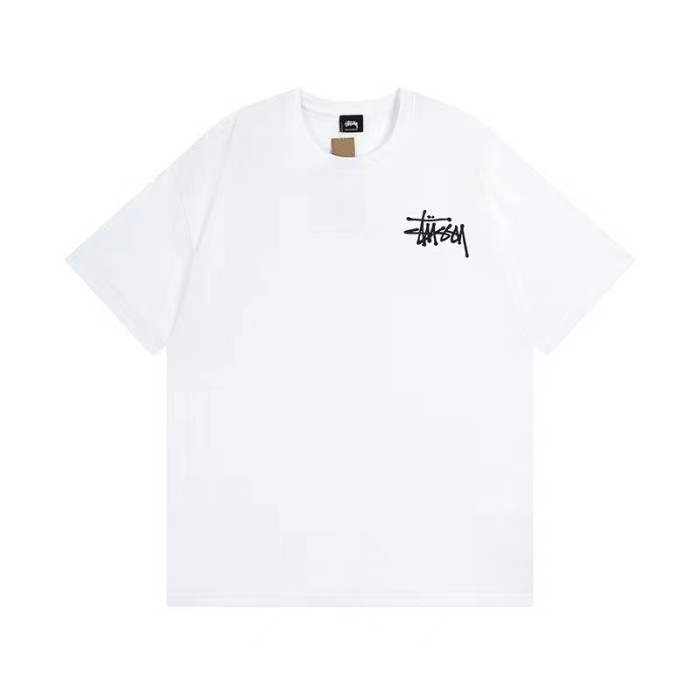STUSSY Fallen Angel Pigment Dyed Tee In White