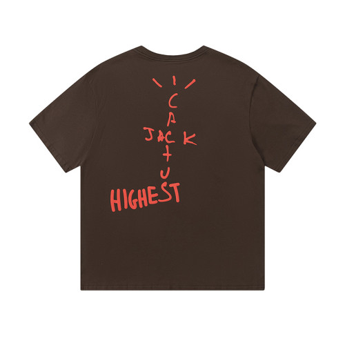 Travis Scott Cactus Jack Jordan Logo Tee Brown