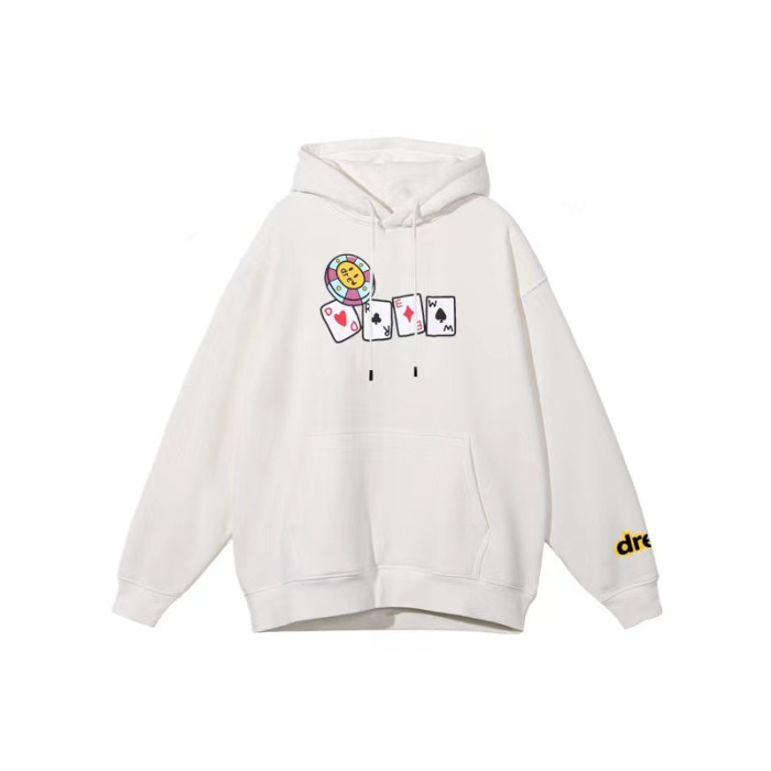 DREW HOUSE CHIPS COTTON FLEECE HOODIE