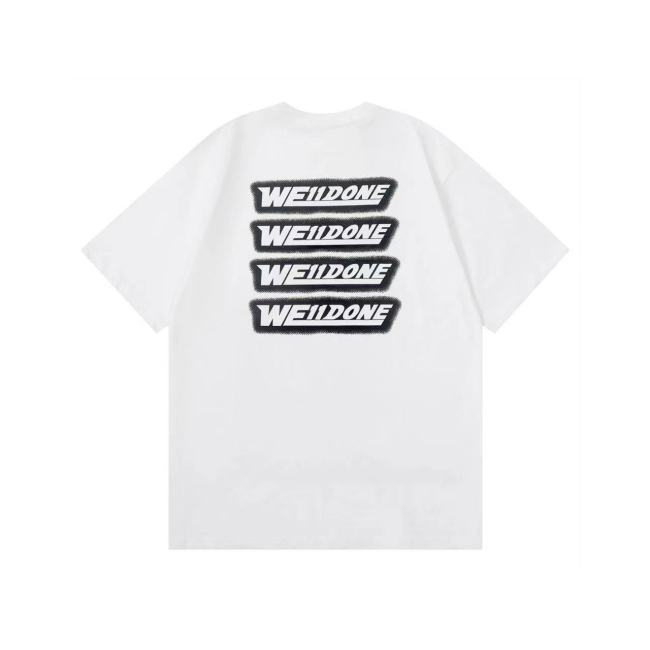 WE11DONE Logo Tee White