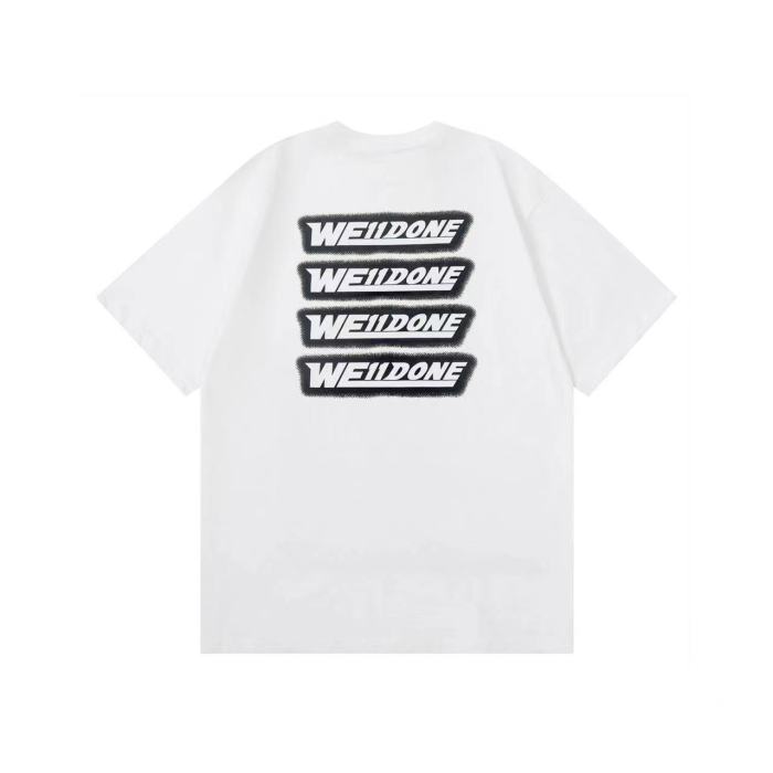 WE11DONE Logo Tee White