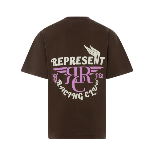 REPRESENT  RACING CLUB BROWN TEE