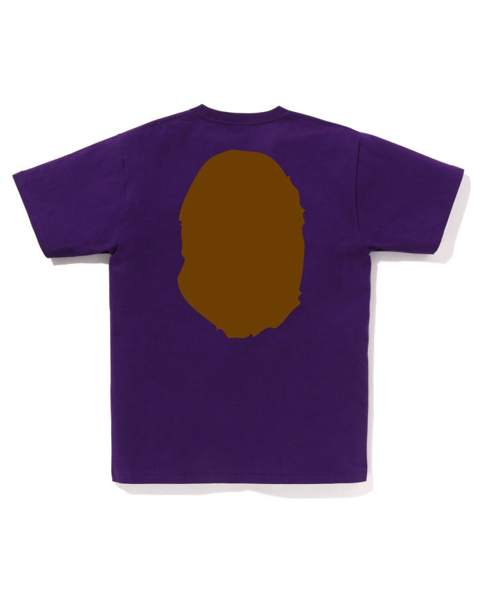 A Bathing Ape Big Ape Head Tee In Purple