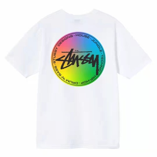 STUSSY COLOR GARDIENT LOGO TEE