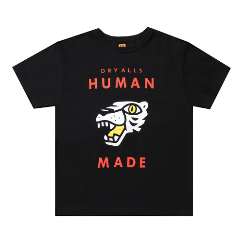 Human Made Tiger Head Logo Tee Black