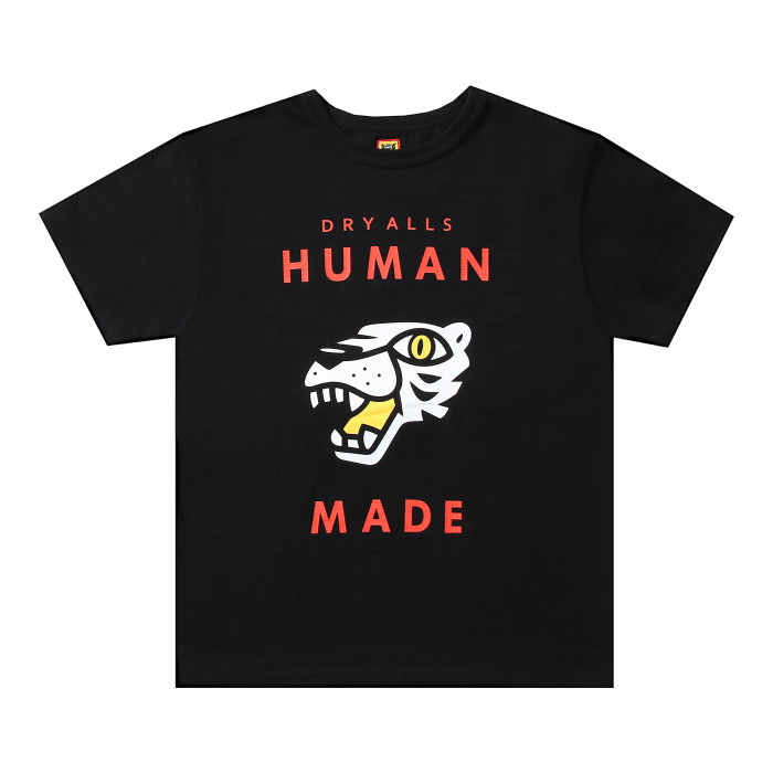 Human Made Tiger Head Logo Tee Black