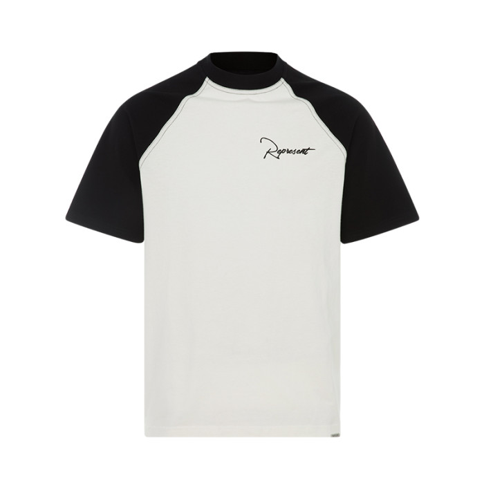 REPRESENT BLACK/BEIGE TEE