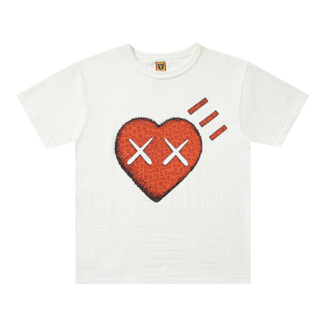 Human Made Love Heart  Logo Tee White