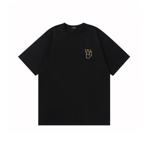WE11DONE Vintage Pearl Tee Black