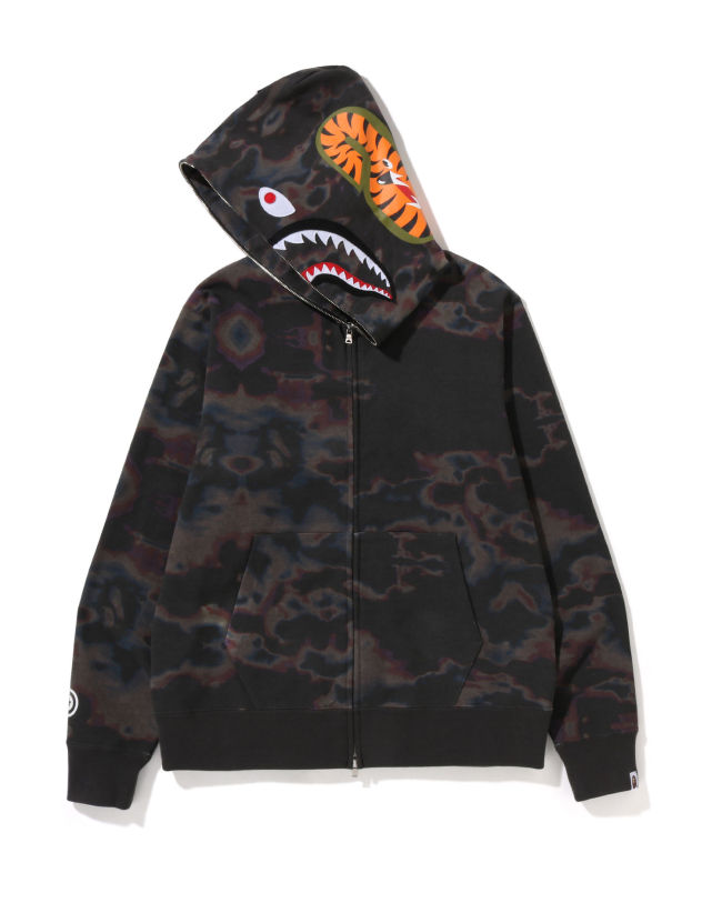 A Bathing Ape Thermography Shark Full Zip Hoodie