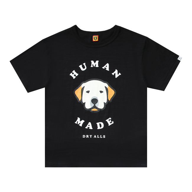 Human Made Dog Head Logo Tee Black
