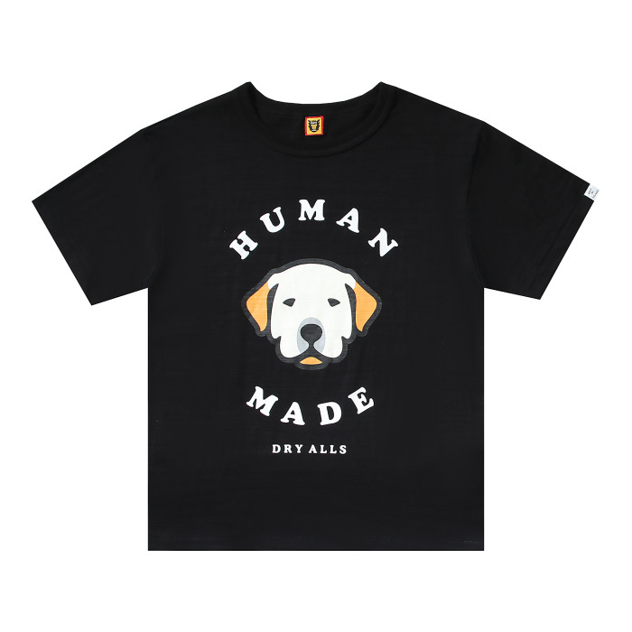 Human Made Dog Head Logo Tee Black
