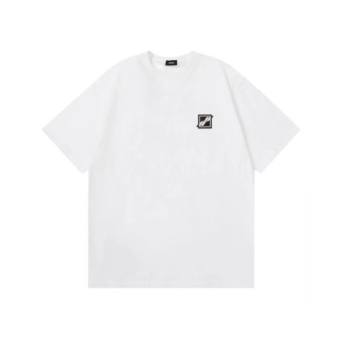 WE11DONE Track Gradient Letters Logo Tee White
