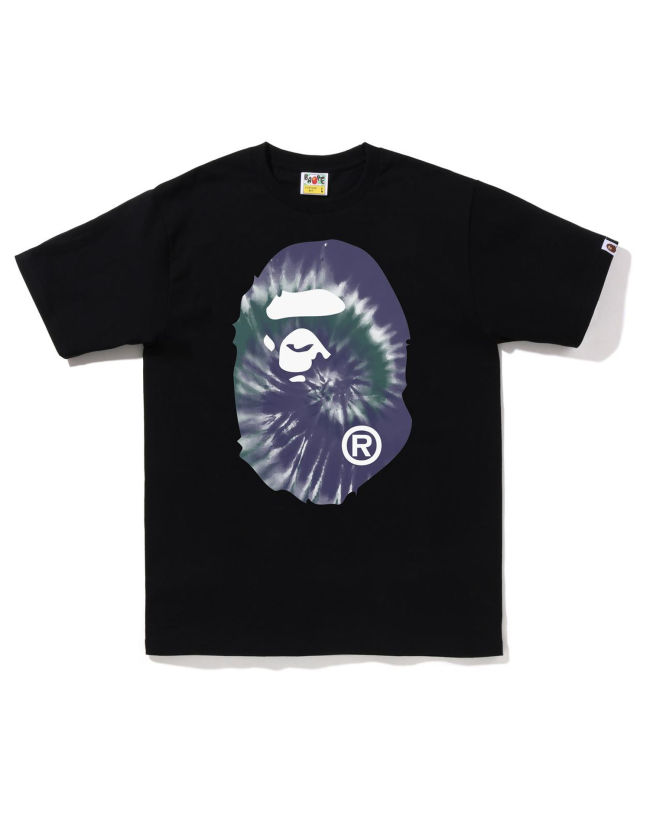 A Bathing Ape Tie-Dye Big Ape Head Tee