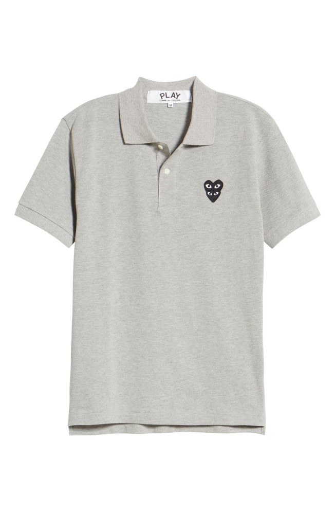 Men's Double Heart Pique Polo