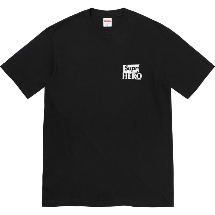 Supreme Hero Print Tee Black