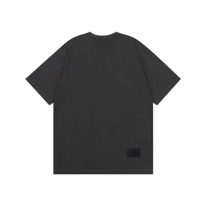 WE11DONE Old School Campus Logo Tee Black