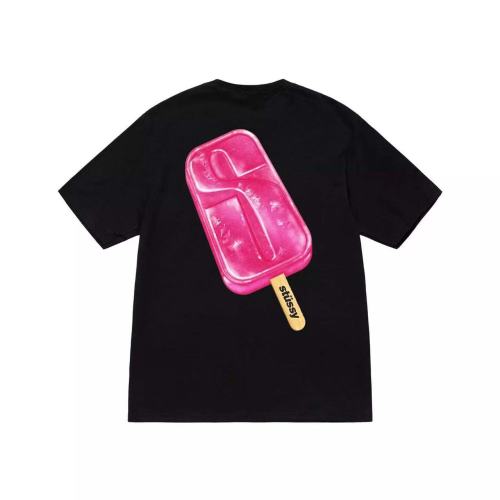 STUSSY Popsicle Tee In Black