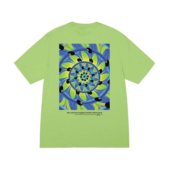 STUSSY Rabbit Hole Tee In Green