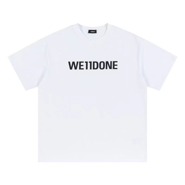 WE11DONE Logo Tee White