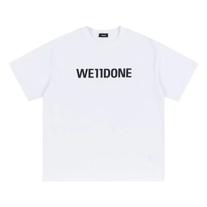 WE11DONE Logo Tee White