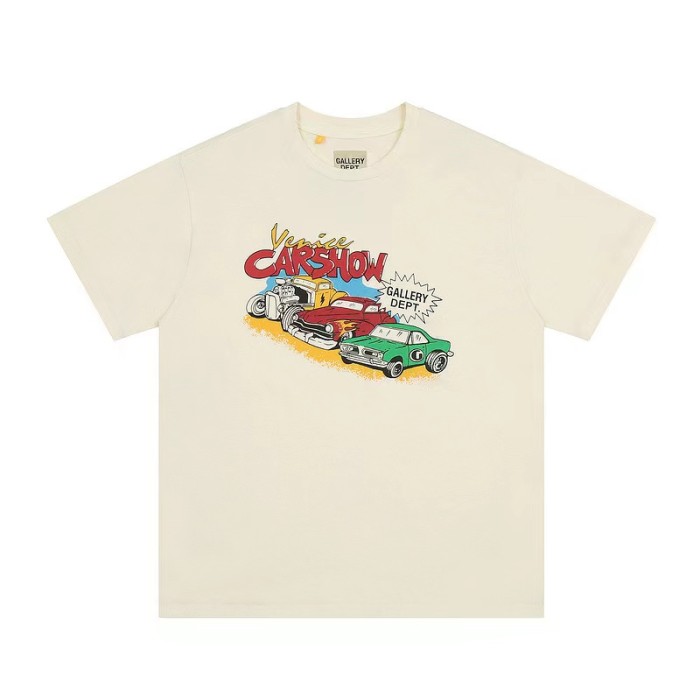 GALLERY DEPT Car Show T-Shirt Cream