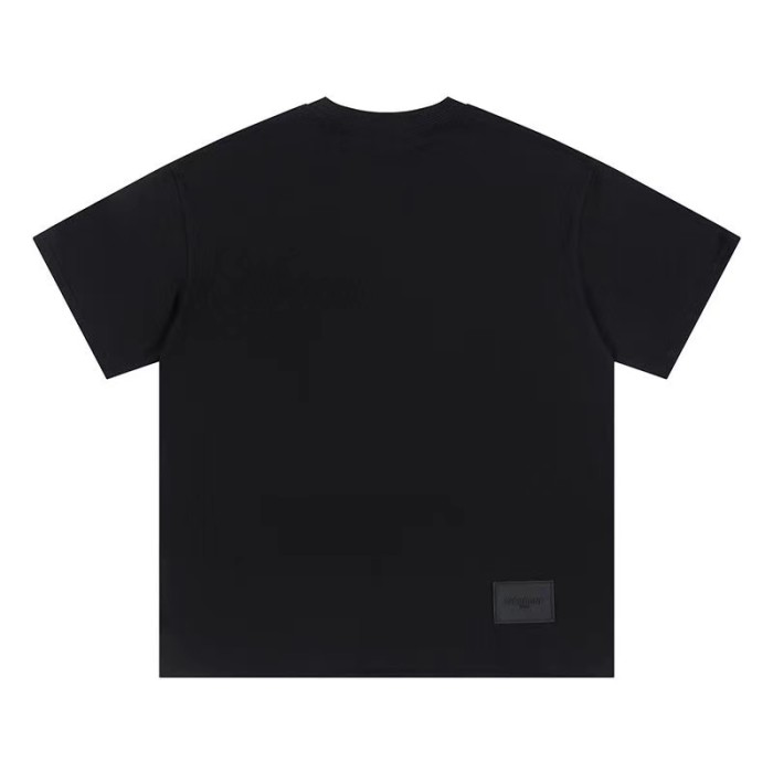 WE11DONE Multicolor Logo Tee Black