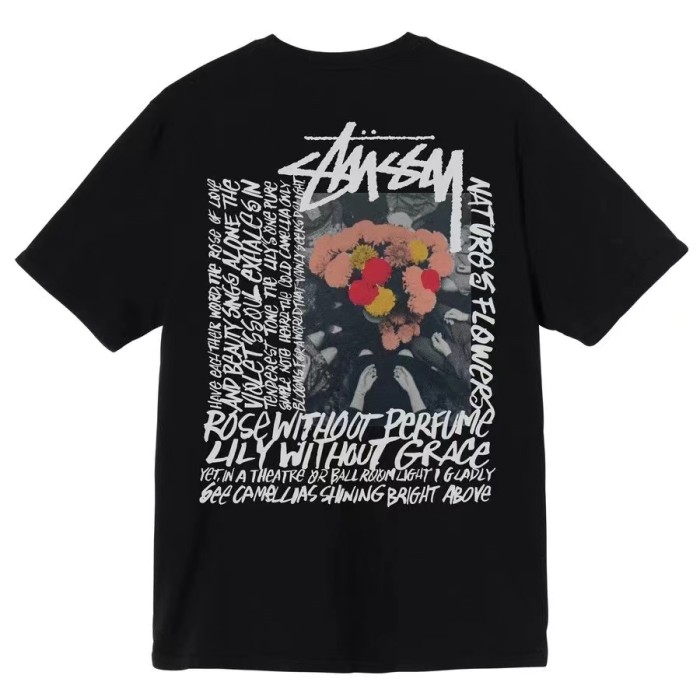 STUSSY CAMELLIAS TEE