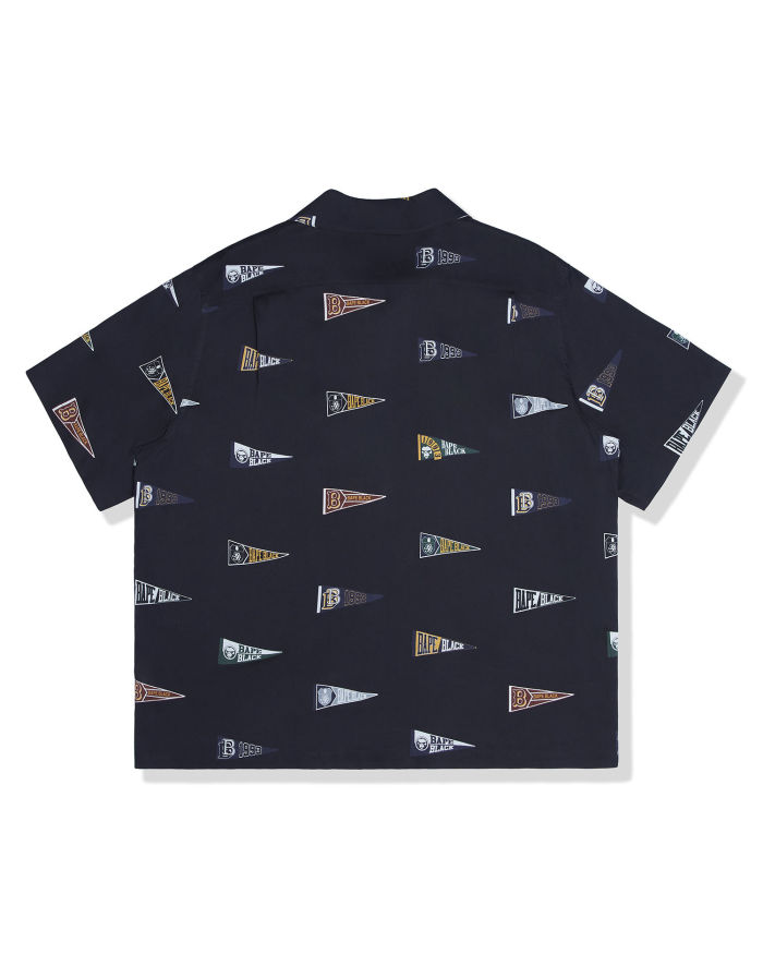 A Bathing Ape Logo print short sleeve shirt