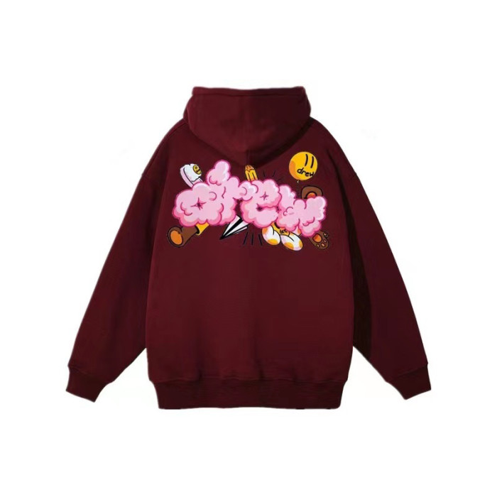 DREW HOUSE PRINT FLEECE HOODIE
